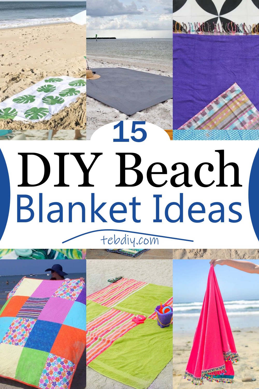 15 DIY Beach Blanket Ideas