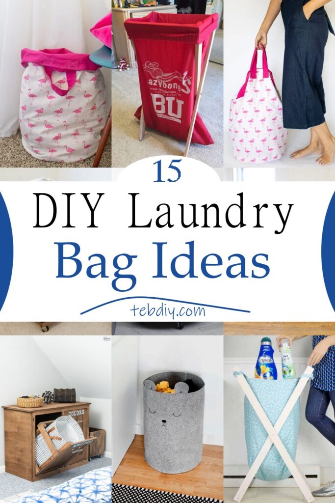 15 Easy To Sew DIY Laundry Bag Ideas Teb DIY