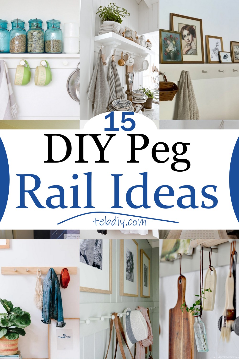 15 DIY Peg Rail Ideas