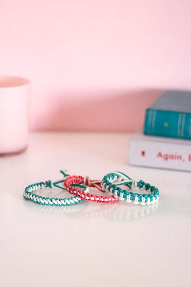 DIY 3 Styles of Macrame Friendship Bracelets