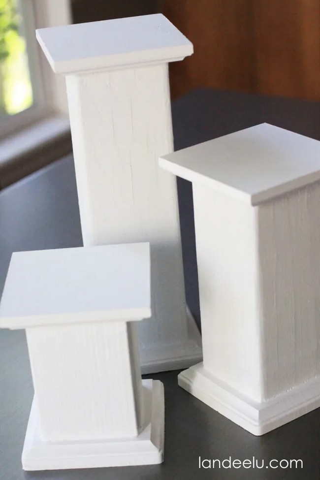 Diy Pedestals For Displaying Objects