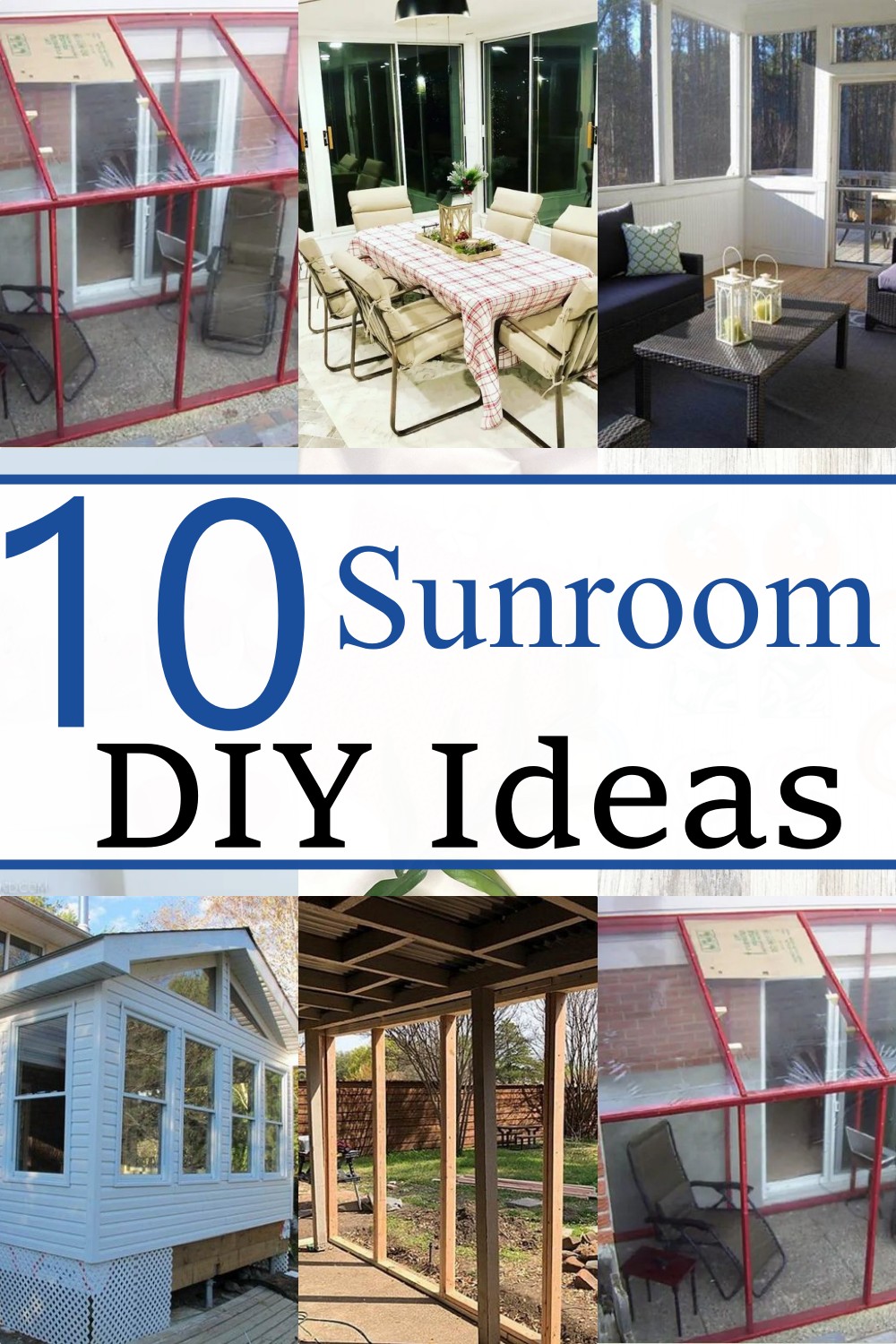 10 DIY Sunroom Ideas