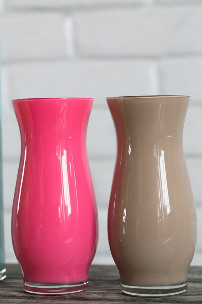Upcycled Vase with Lovely Enamel Coating