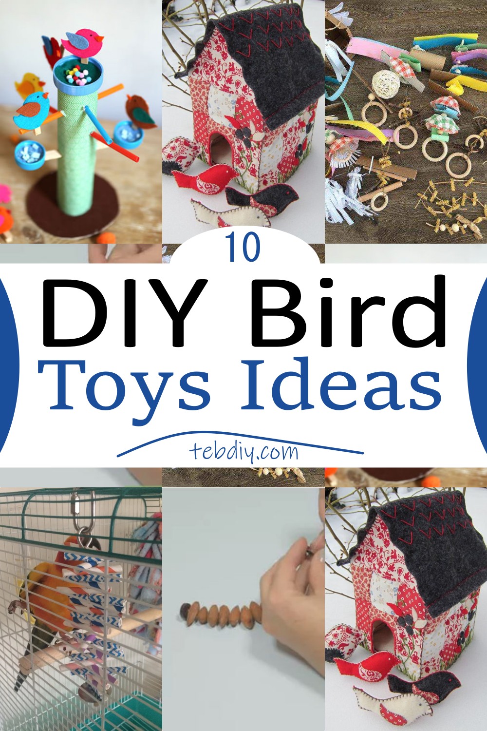 10 DIY Bird Toys Ideas