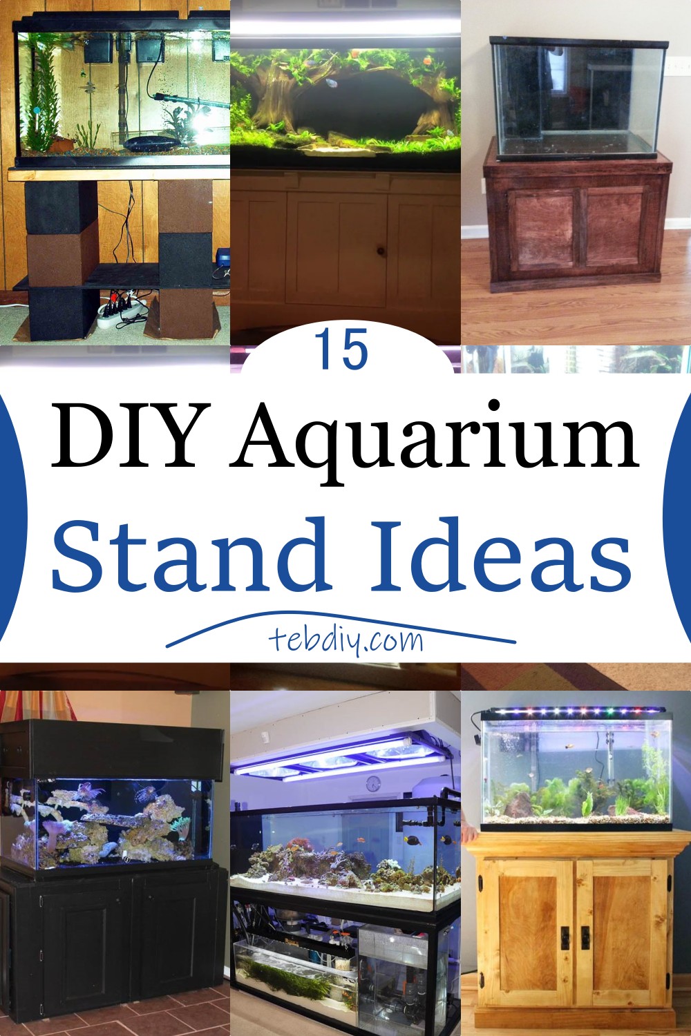15 DIY Aquarium Stand Ideas