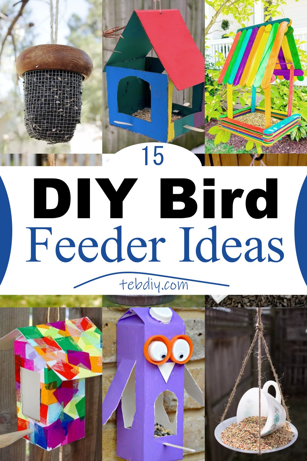 15 DIY Bird Feeder Ideas