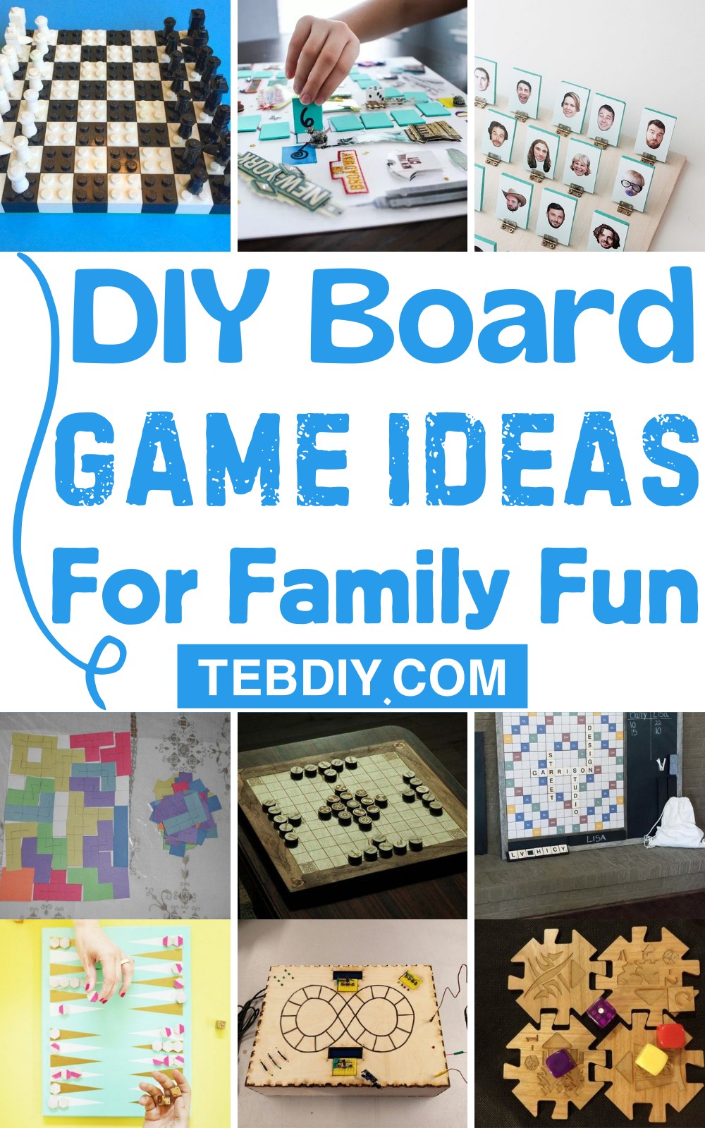 15 DIY Board Game Ideas For Family Fun Days