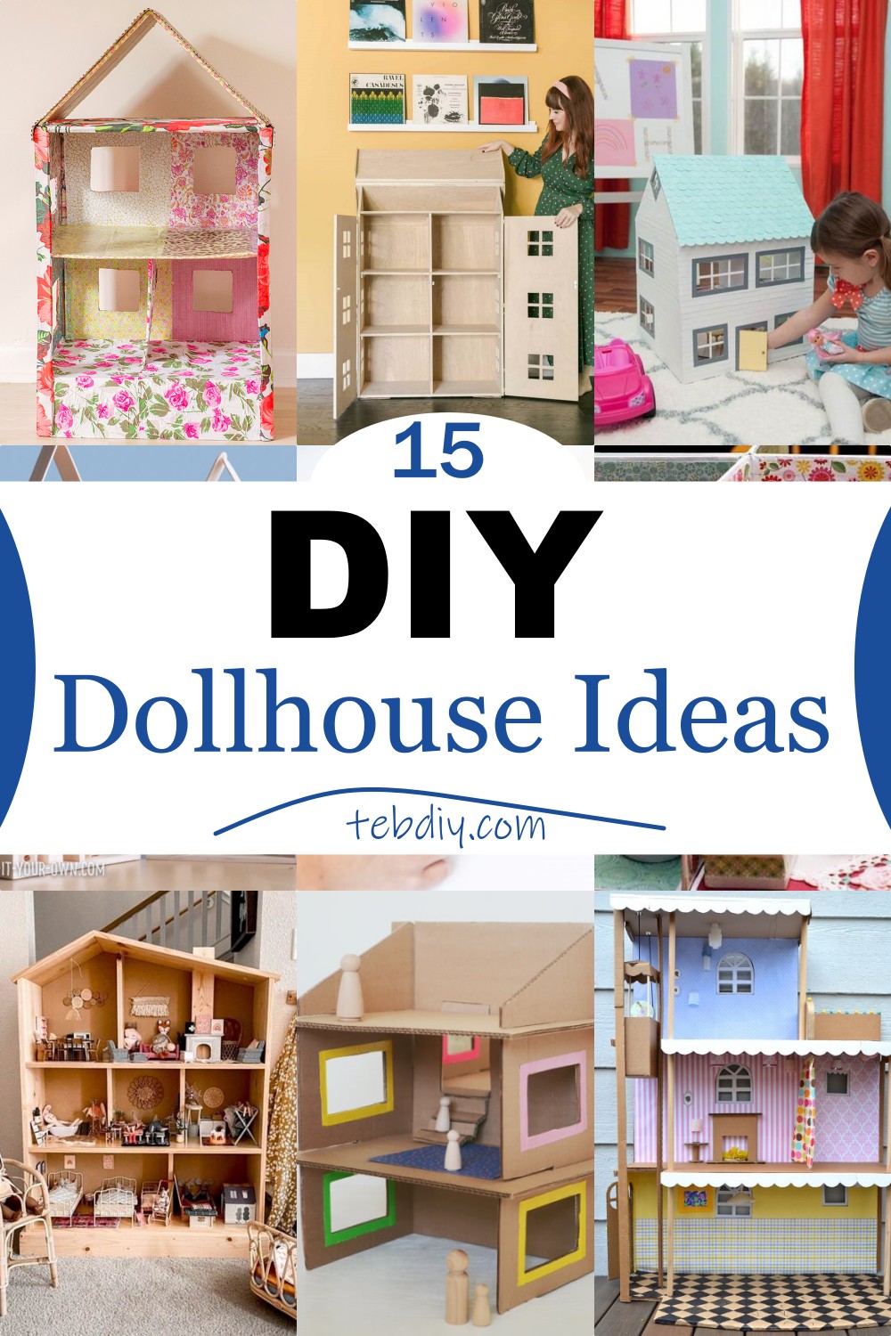 20 DIY Dollhouse Ideas for Kids to Make