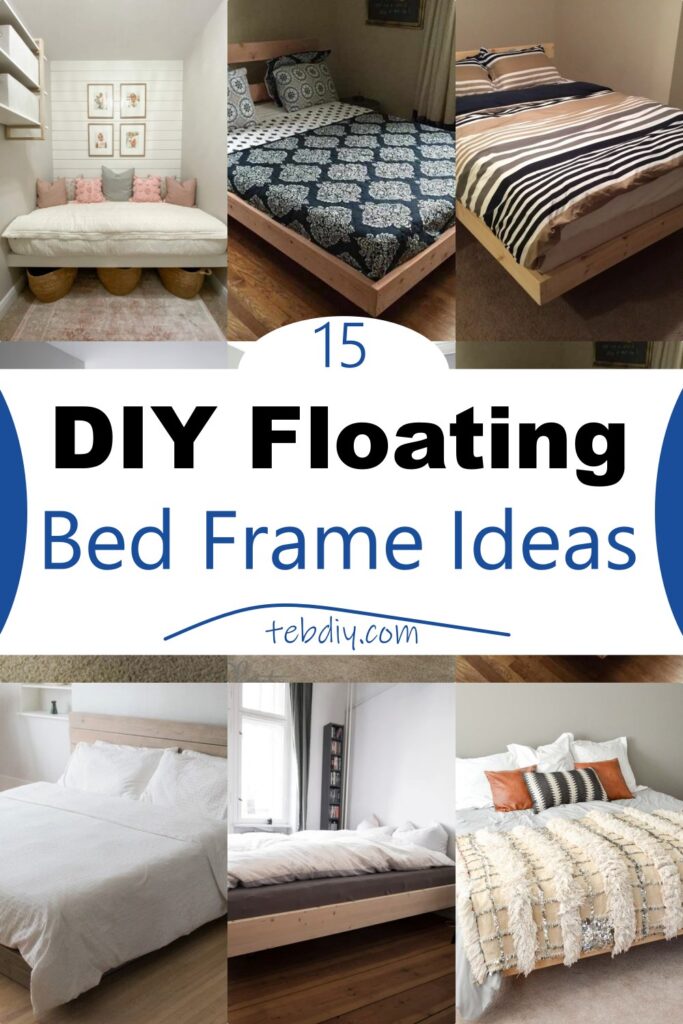 15 DIY Floating Bed Frame Ideas And Free Plans Teb DIY