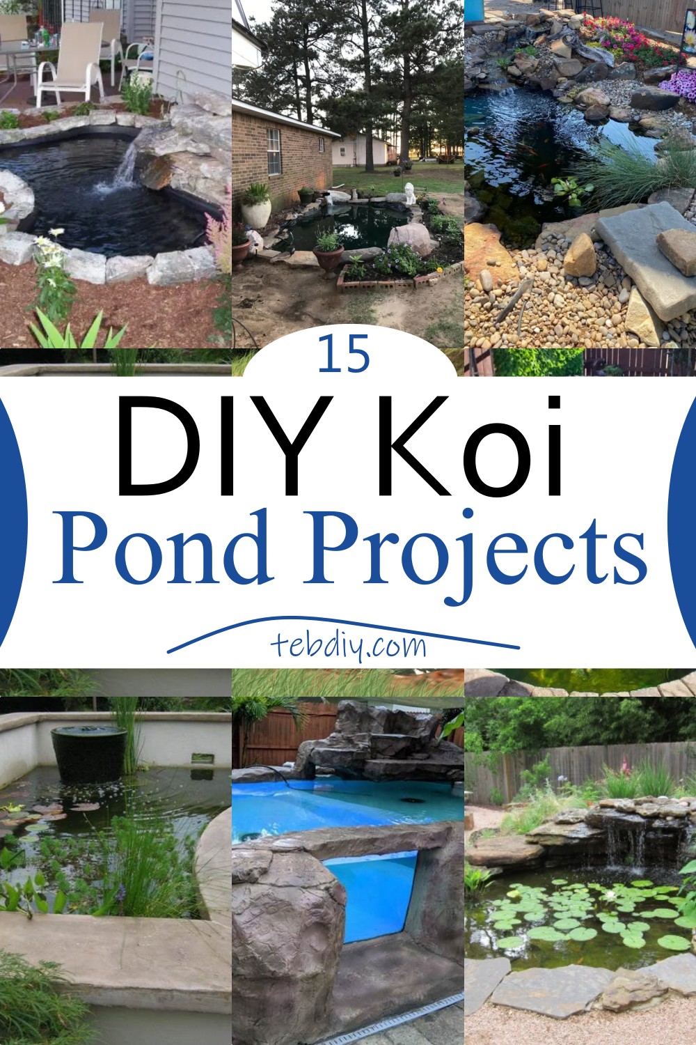 15 DIY Koi Pond Projects 