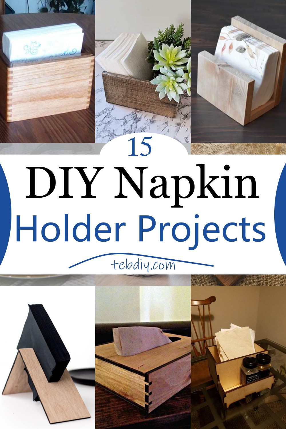 15 DIY Napkin Holder Projects 
