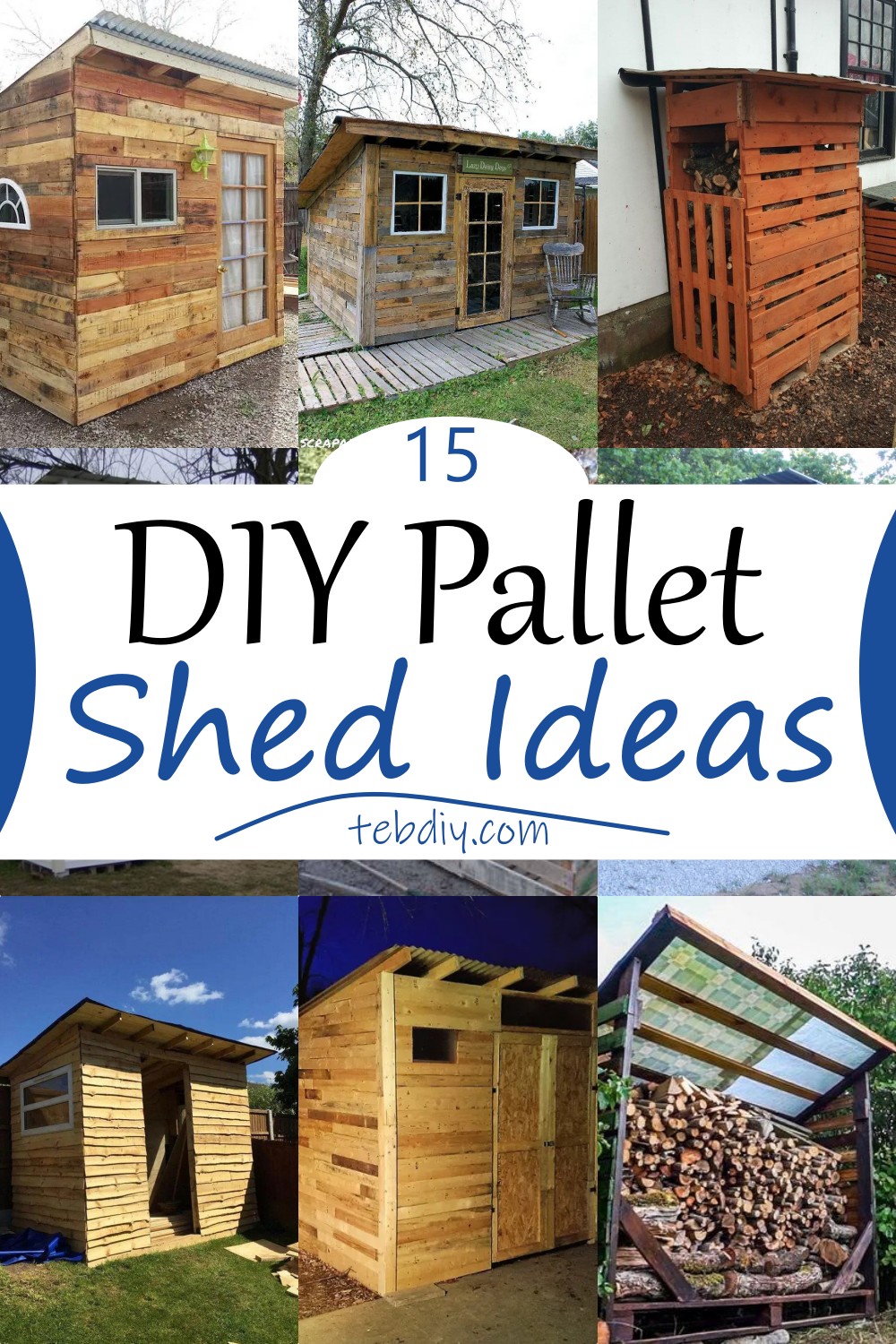 15 DIY Pallet Shed Ideas