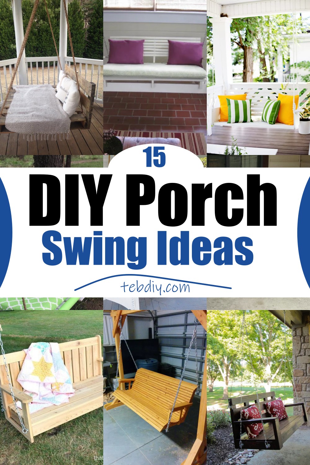 15 DIY Porch Swing Ideas