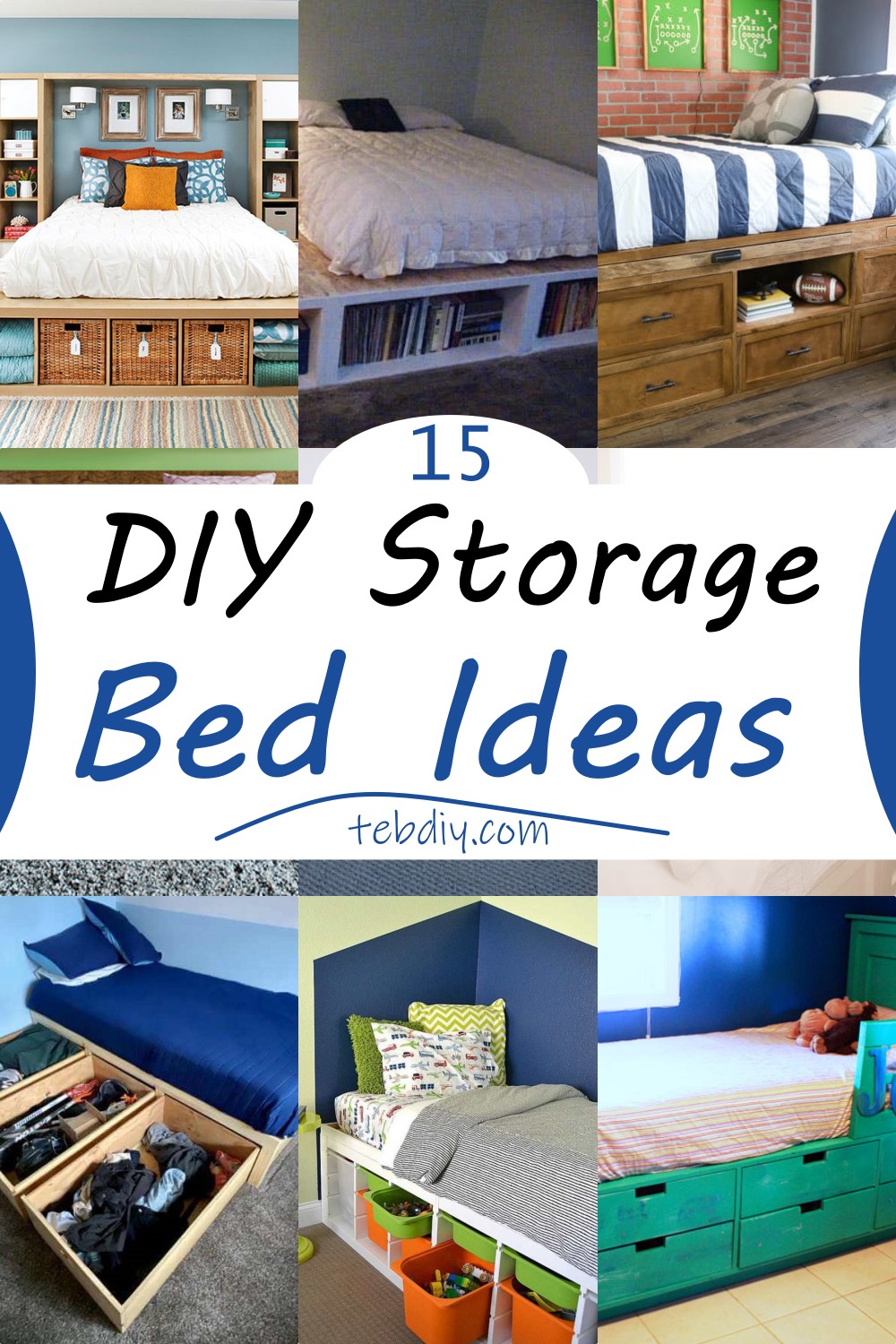 15 DIY Storage Bed Ideas 