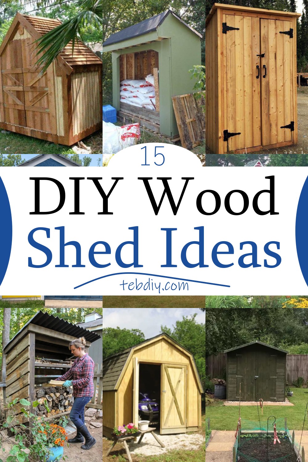 15 DIY Wood Shed Ideas