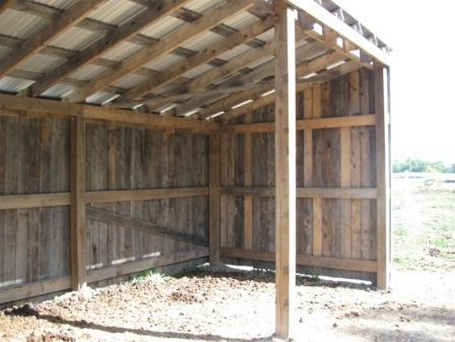  3 Side Horse Shelter