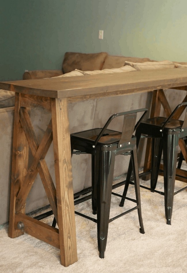 Bar Top Console Table