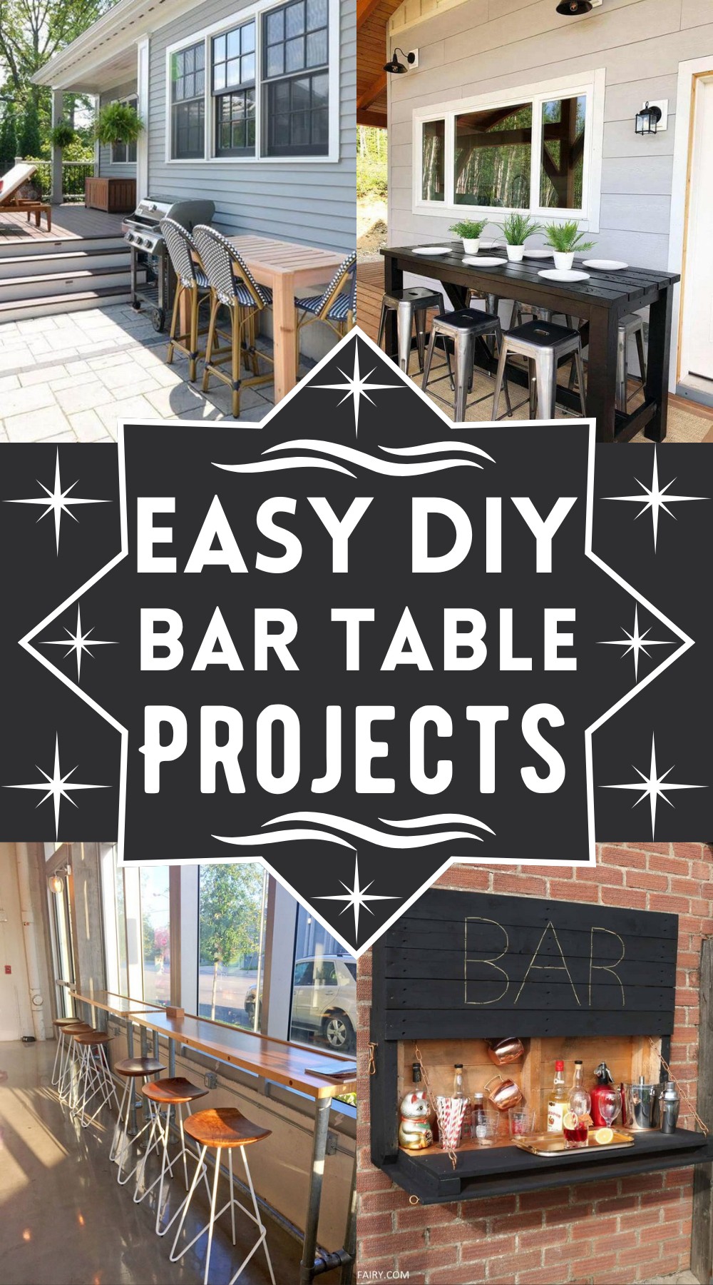 DIY Bar Table Projects