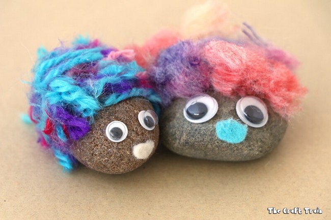 DIY Fluffy Pet Rocks