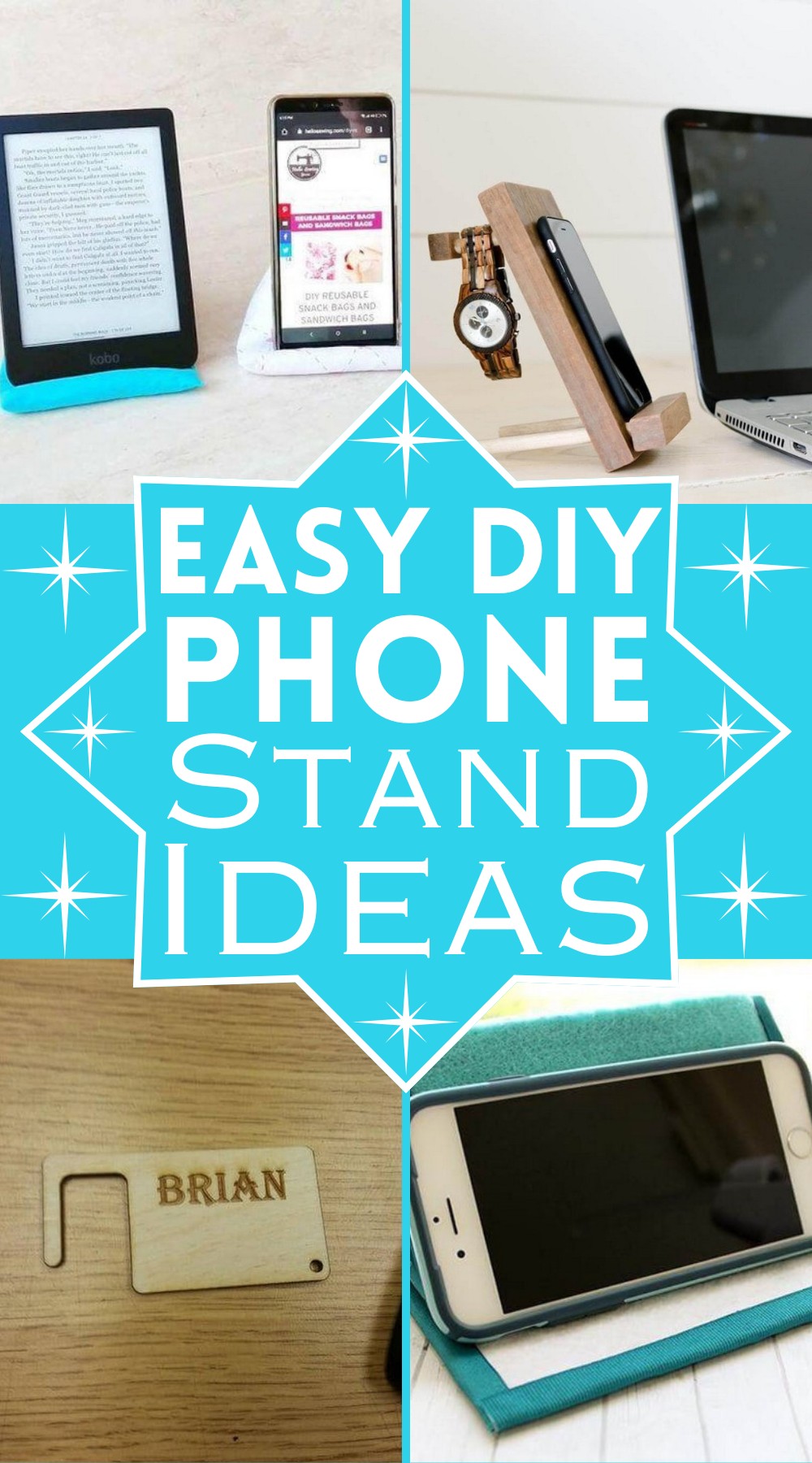 DIY Phone Stand Ideas