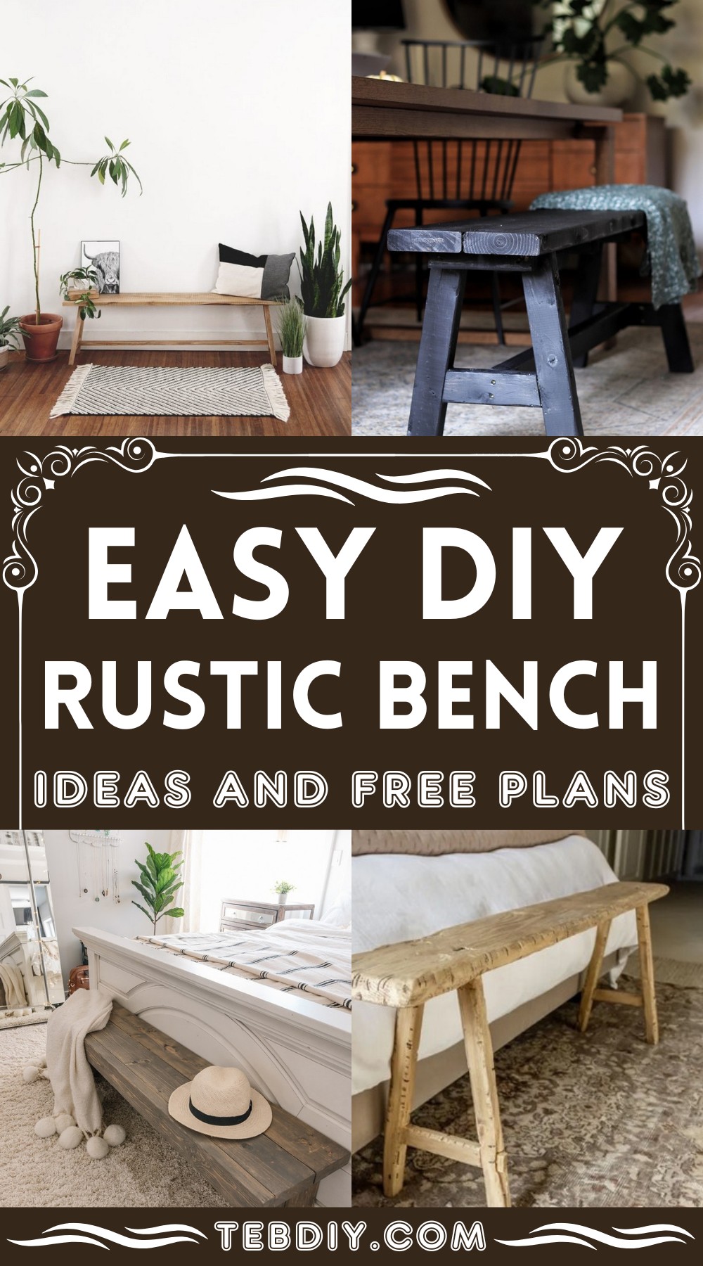 DIY Rustic Bench Ideas
