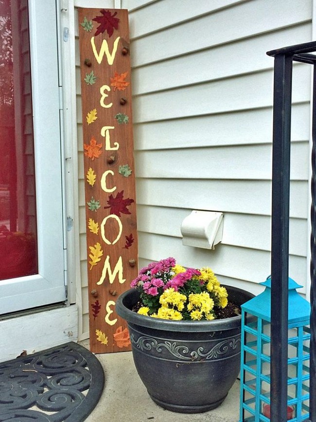 DIY Welcome Sign