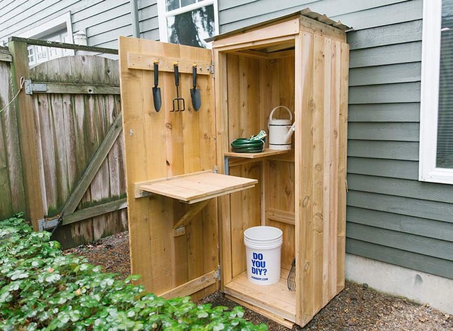 Diy Small Garden Storage Shed Idea