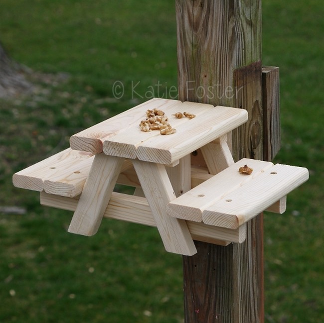 How To Build A Squirrel Picnic Table