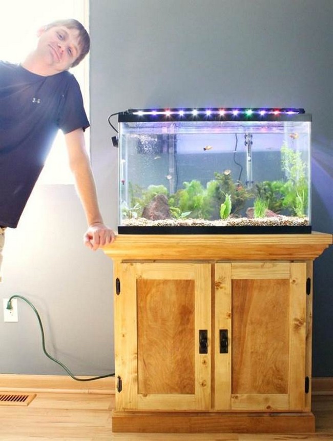 How To Build An Aquarium Cabinet Stand
