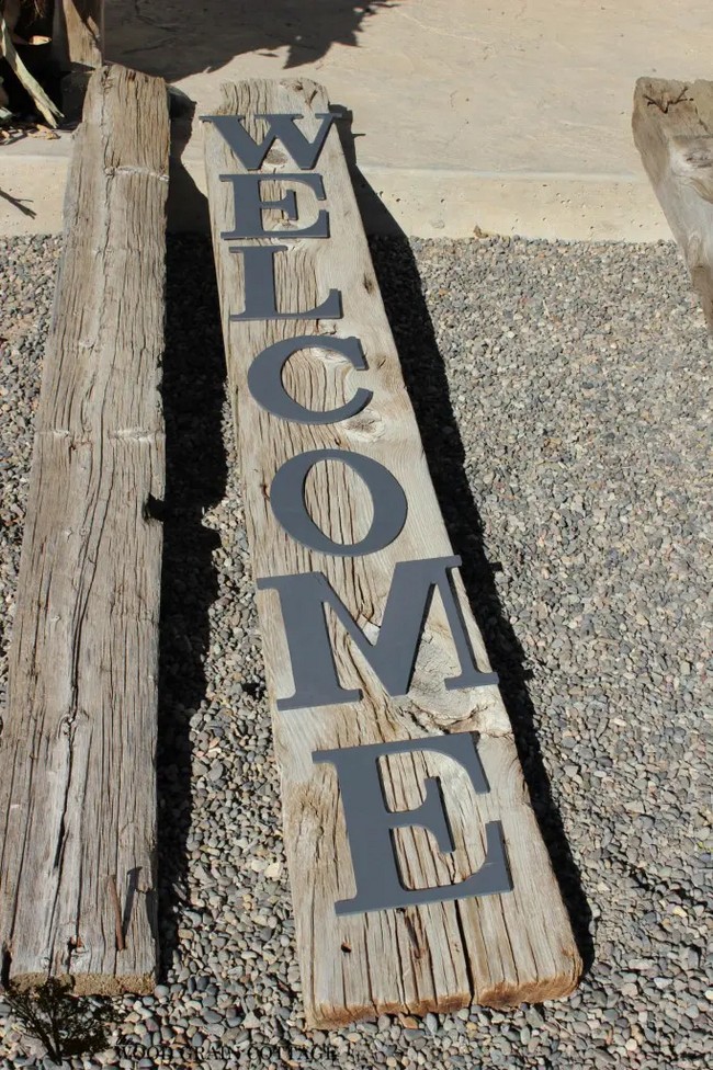  Large Welcome Sign DIY