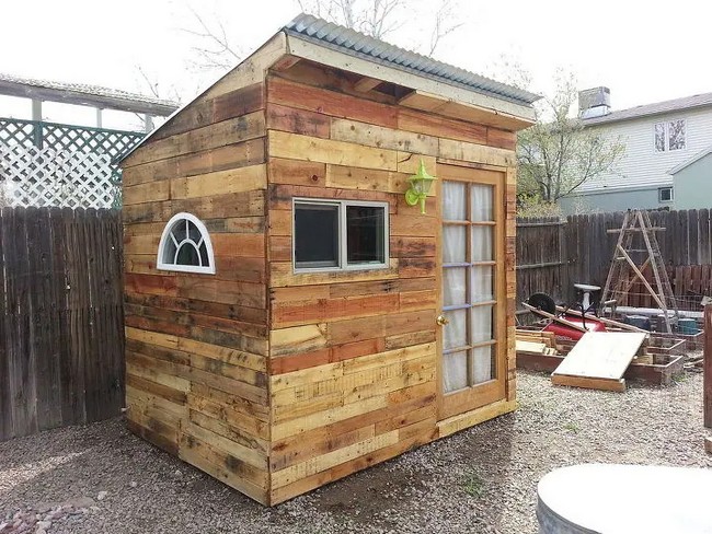 Play House Pallet Shed Plans