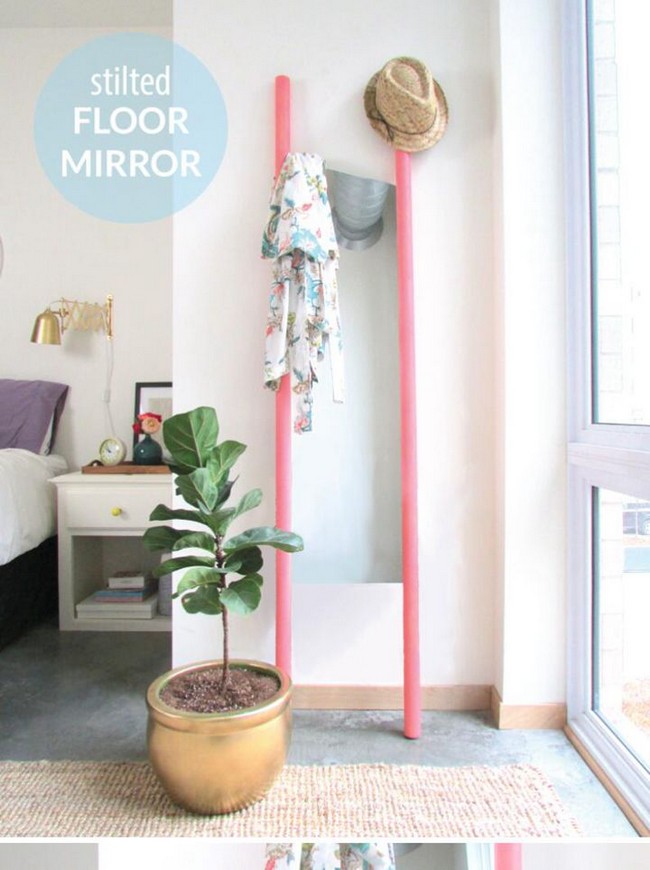 Stilted Floor Mirror DIY