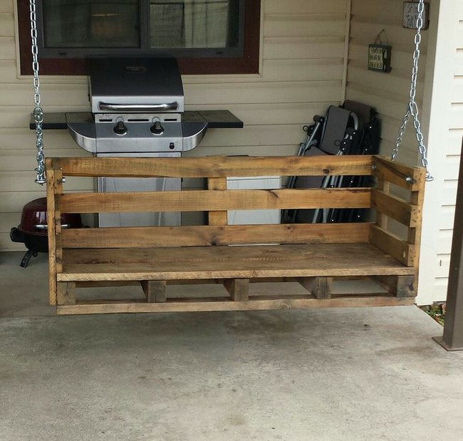 The Country Pallet Cedar Porch Swing Design