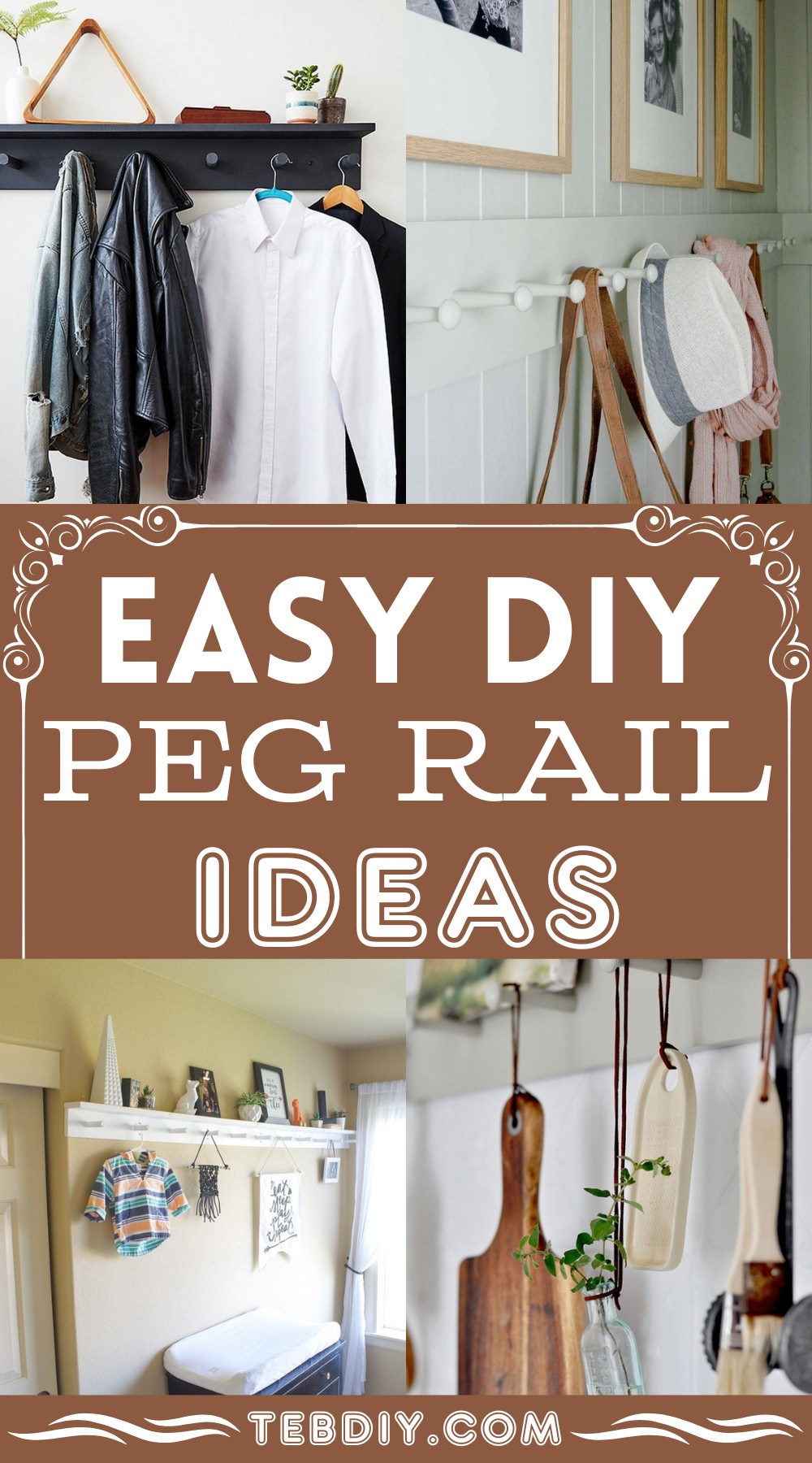 DIY Peg Rail Ideas