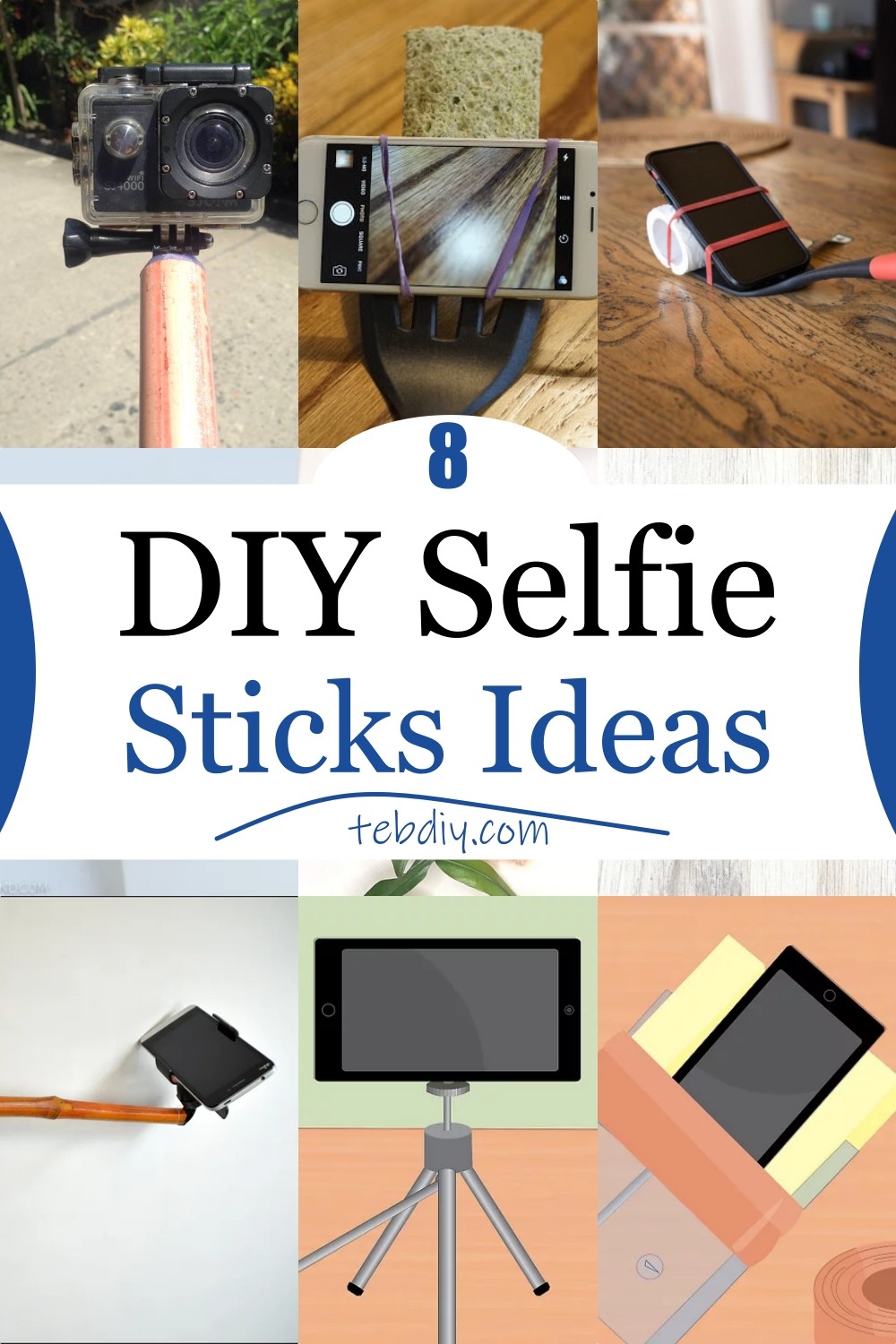 DIY Selfie Sticks Ideas 