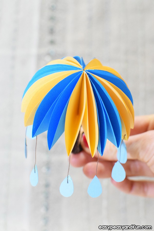 How to Make Paper Umbrellas