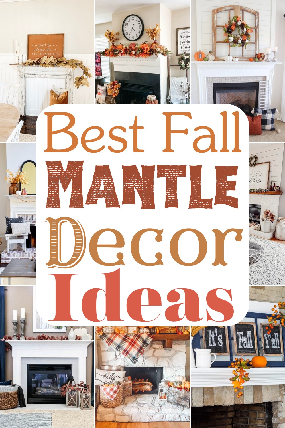 10 Best Fall Mantle Decor Ideas