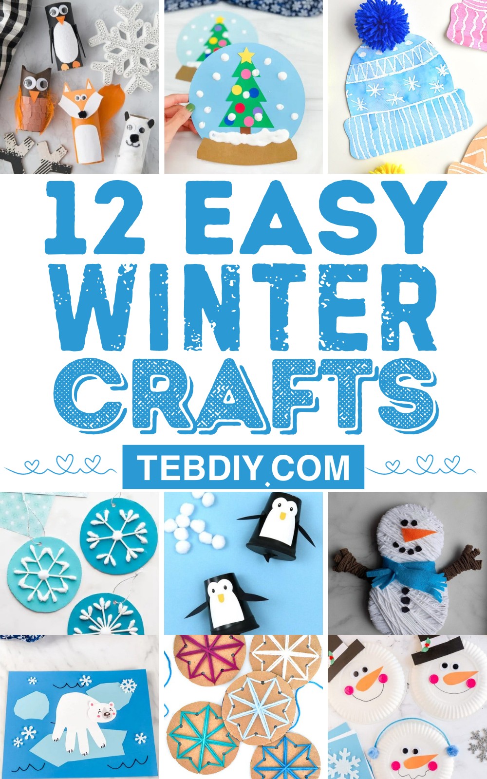 12 Easy Winter Crafts