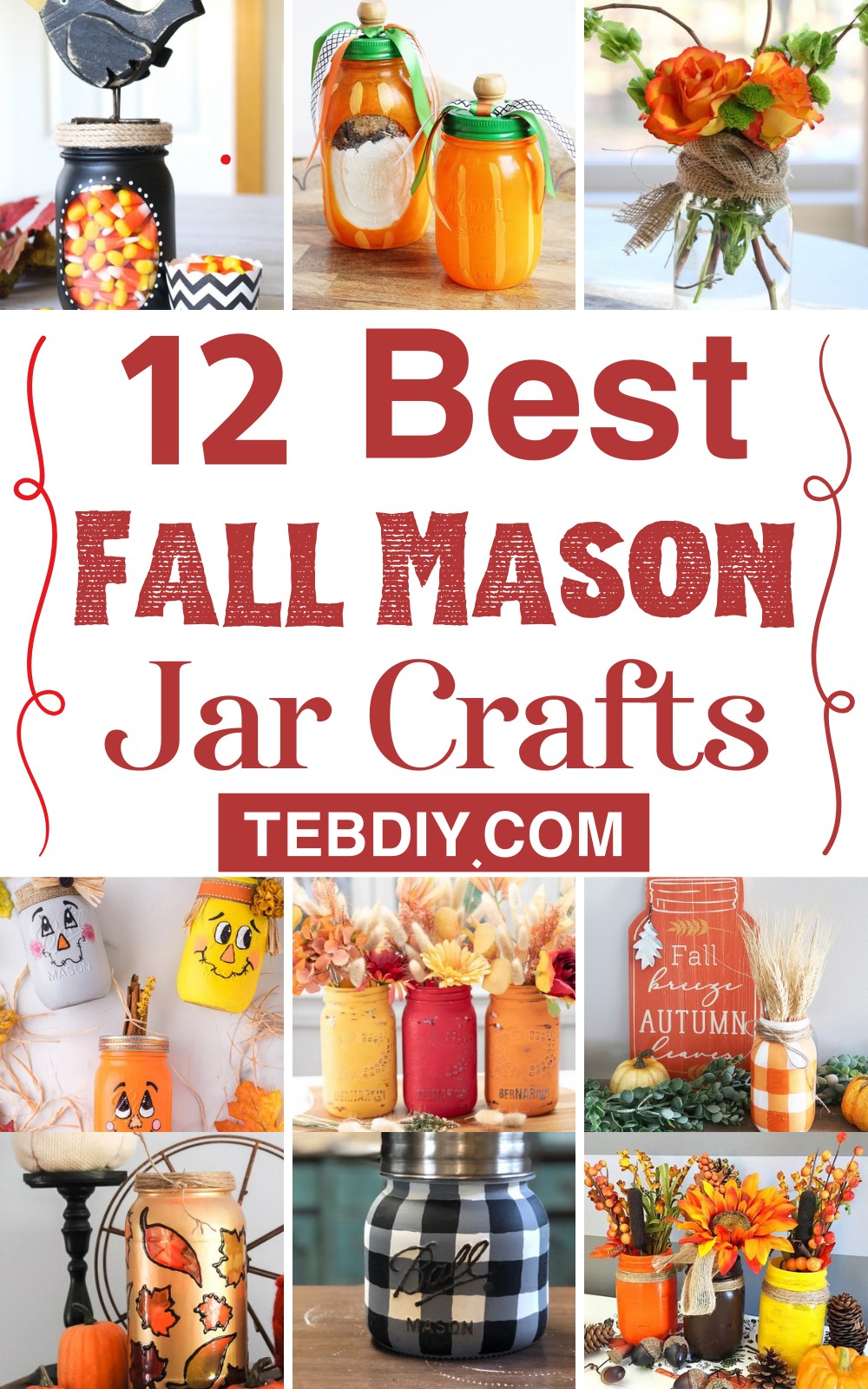 13 Best Fall Mason Jar Crafts