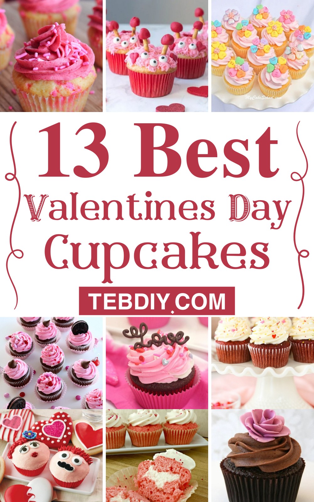 13 Valentine's Day Cupcake Ideas