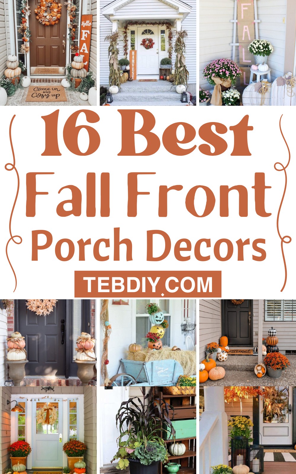 16 Best Fall Front Porch Decor Ideas