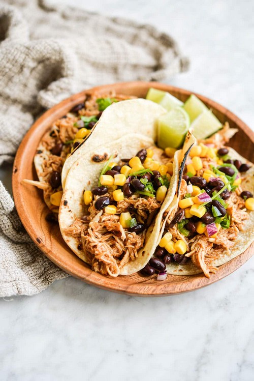 BBQ with Black Bean and Corn Salsa