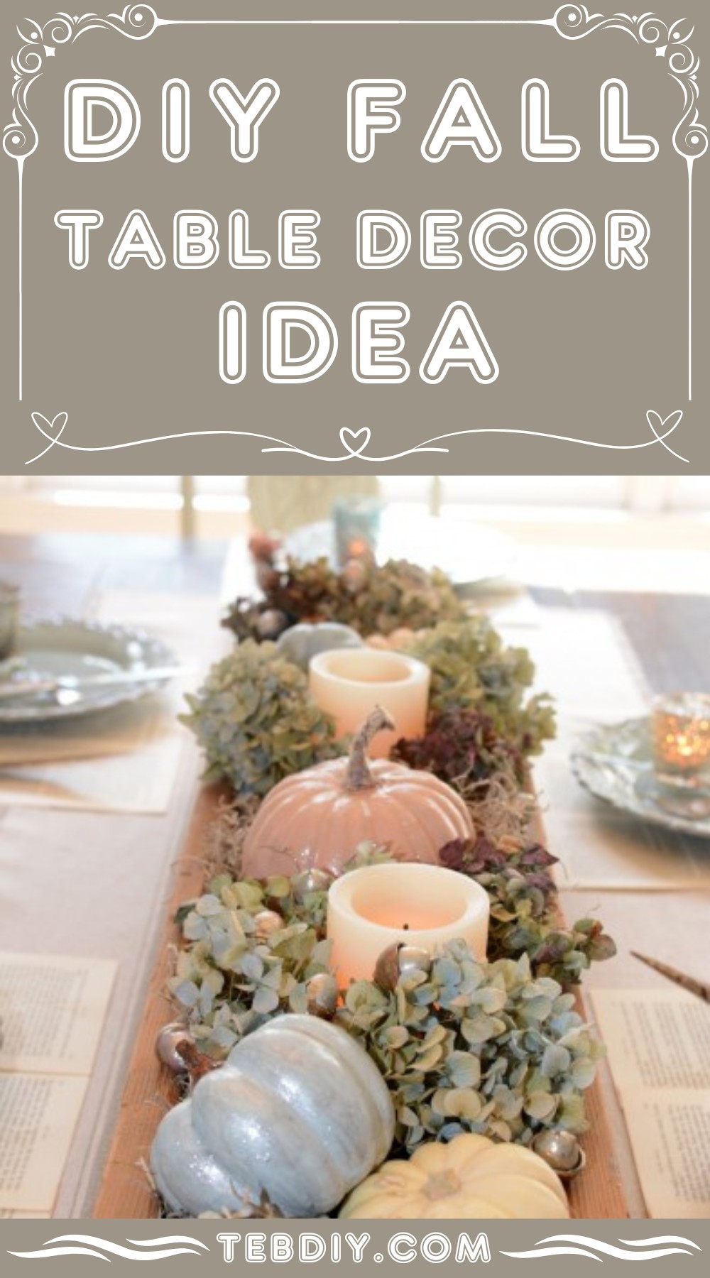 DIY Fall Table Decor Idea
