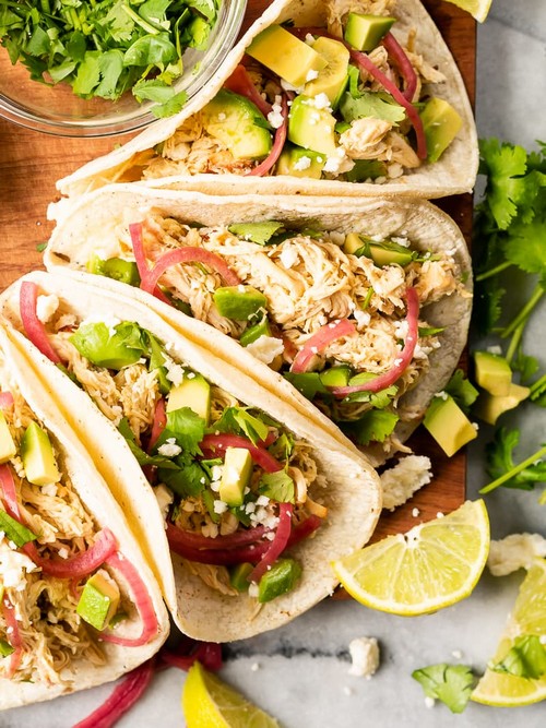 Green Curry Chicken Tacos