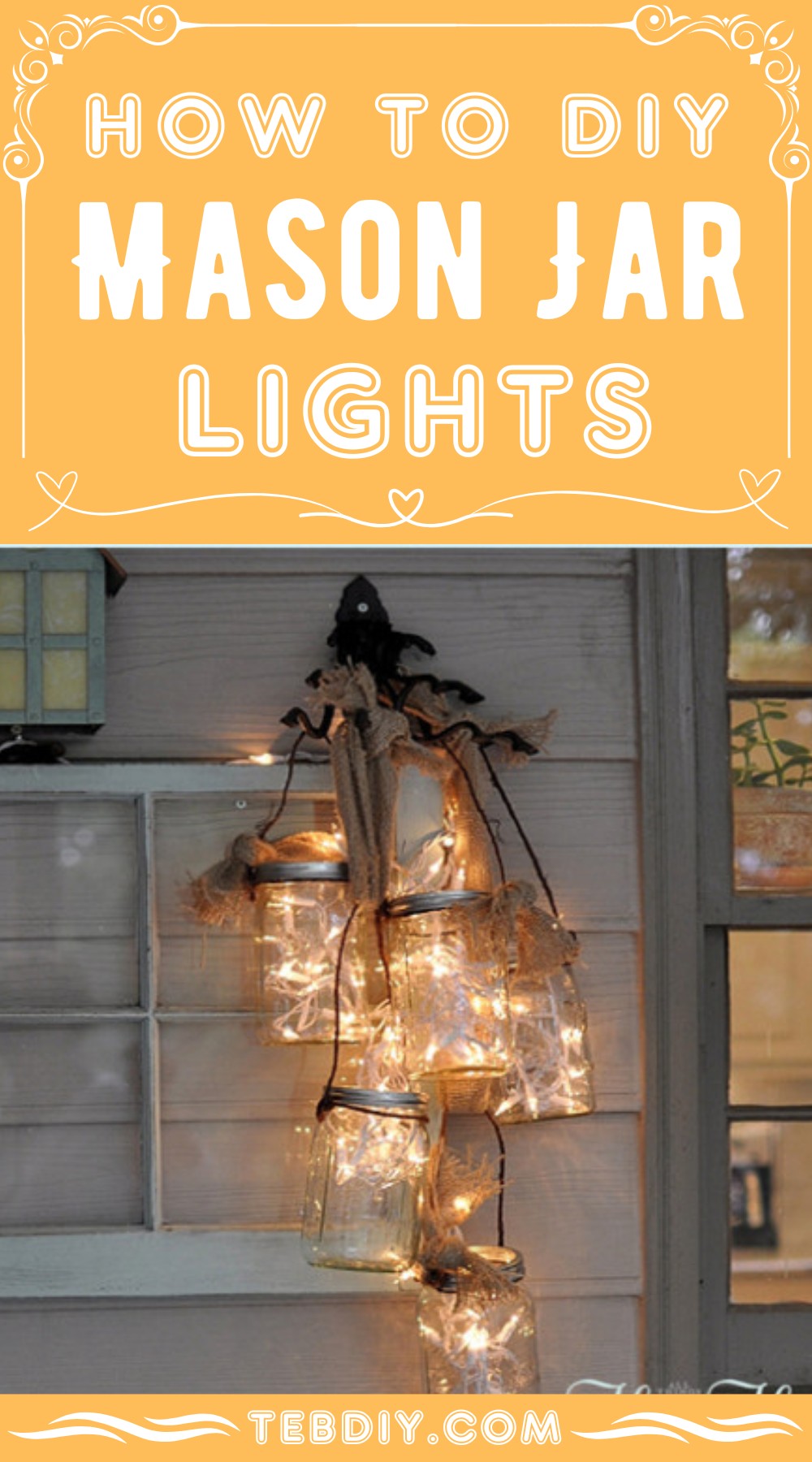 How to DIY Mason Jar Lights