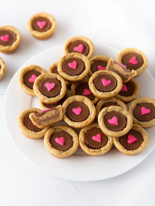 Mini Valentines Cookie Cups