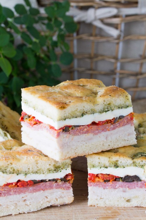 Pressed Italian Picnic Sandwiches