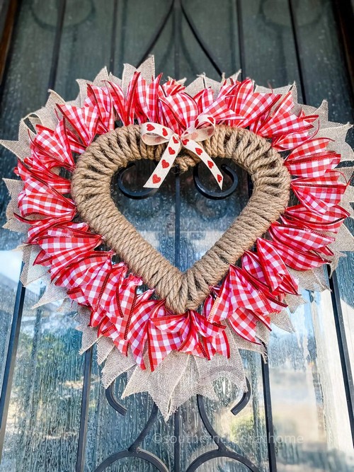 Valentine’s Heart Wreath