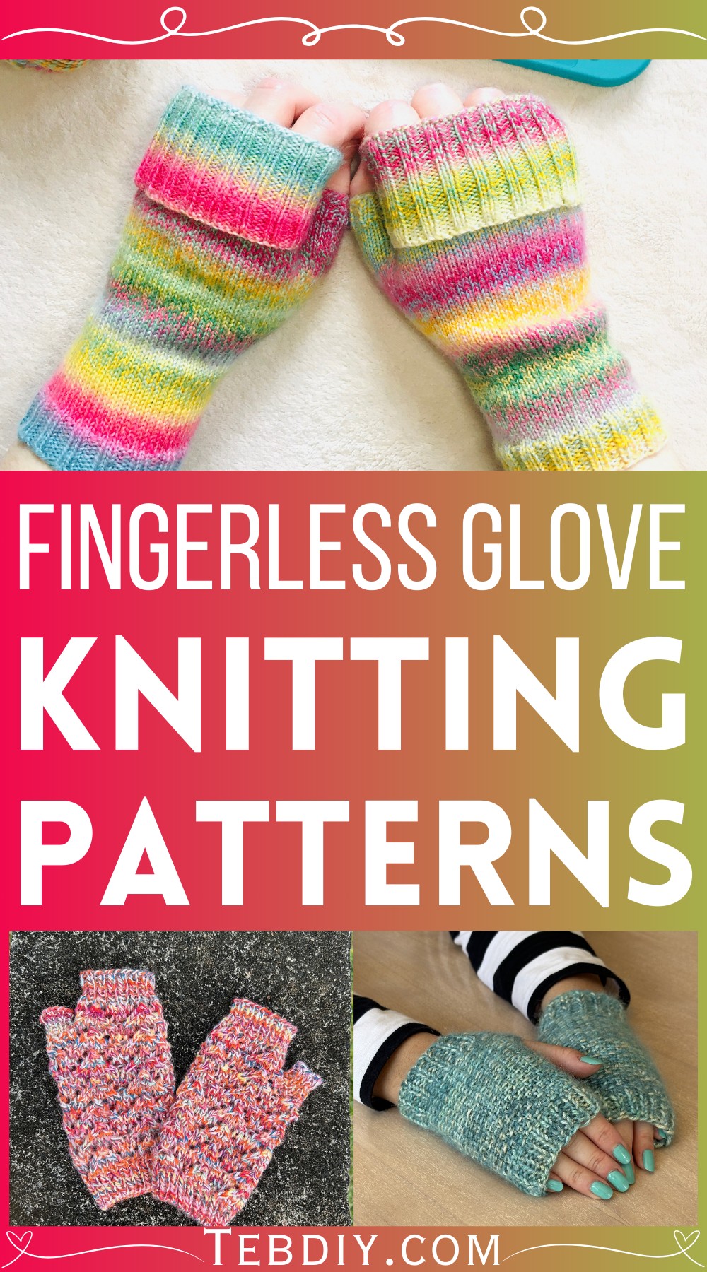 Free Knit Fingerless Glove Patterns