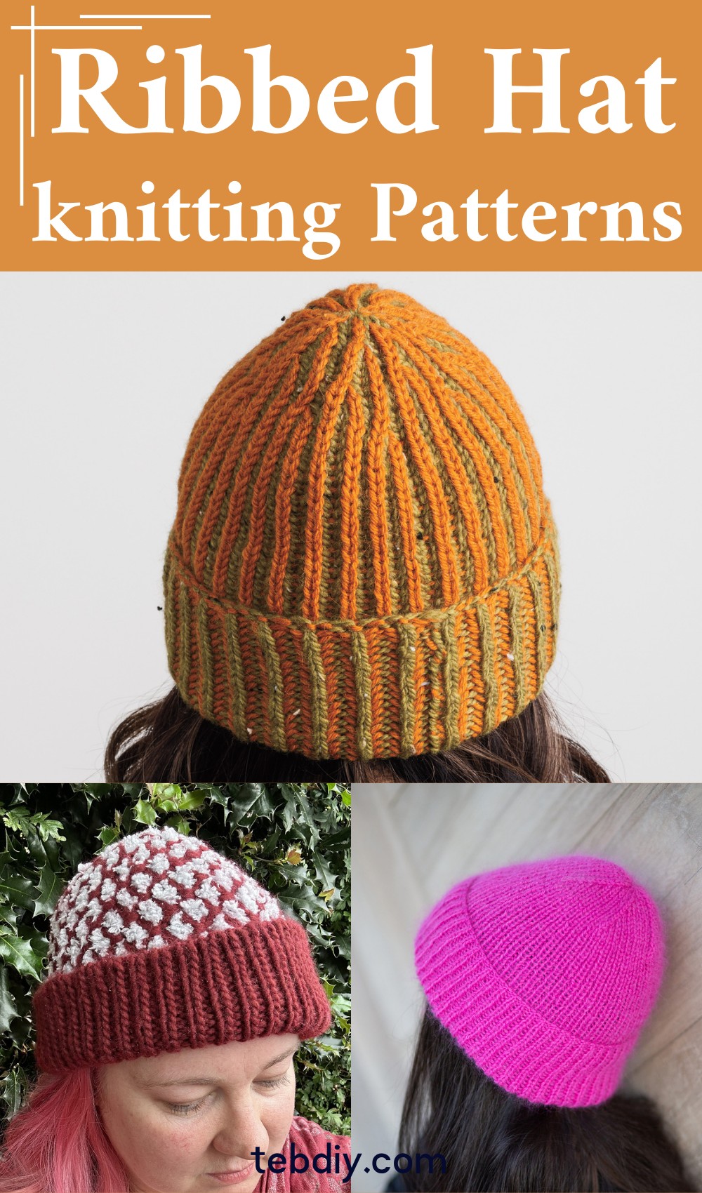 Knit Ribbed Hat Patterns